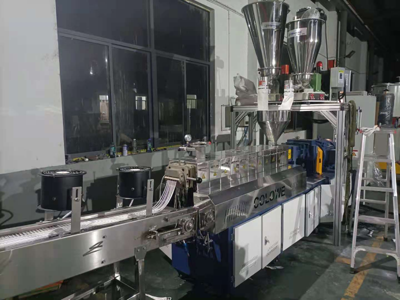 65降解塑料三螺桿擠出機(jī)多少錢(qián)一臺(tái)-資深廠家，直銷(xiāo)價(jià)[科隆威爾]